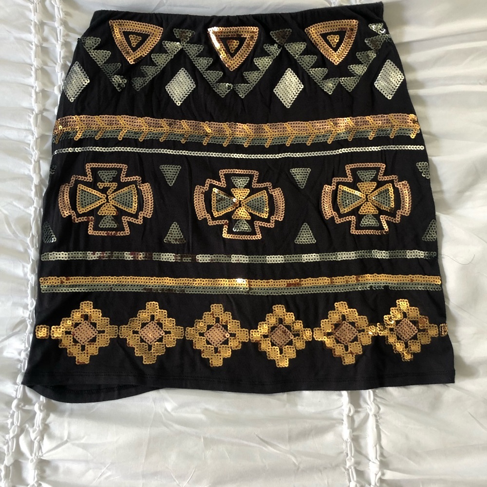 Sequin skirt